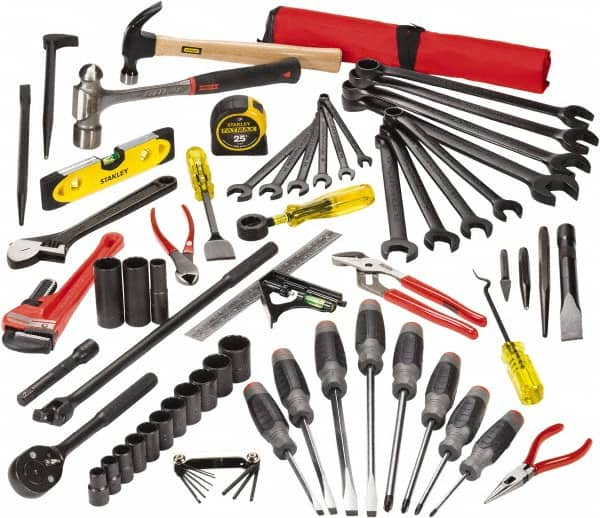 Proto - 67 Piece 1/4, 3/8, 1/2 & 3/4" Drive Master Tool Set - Comes in Top Chest - Makers Industrial Supply