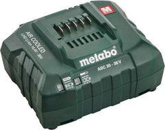 Metabo - 14.4/18/36 Volt, Lithium-Ion Power Tool Charger - 30 min to 1 hr to Charge, AC Wall Outlet Power Source - Makers Industrial Supply