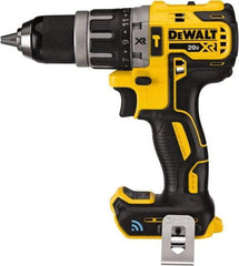 DeWALT - 20 Volt 1/2" Keyless Chuck Cordless Hammer Drill - 0 to 34,000 BPM, 0 to 2,000 RPM, Reversible - Makers Industrial Supply