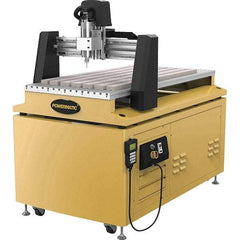 Powermatic - Single Phase, 24,000 RPM, 230 Volt, CNC Mill Drill Machine - 39-11/64" Long x 28-25/64" Wide Table - Makers Industrial Supply