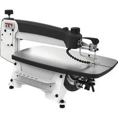 Jet - 3/4" Stroke Length, 2" Depth of Cut, Scroll Saw - 400 to 1,550 Strokes per min, Includes Foot Switch - Makers Industrial Supply