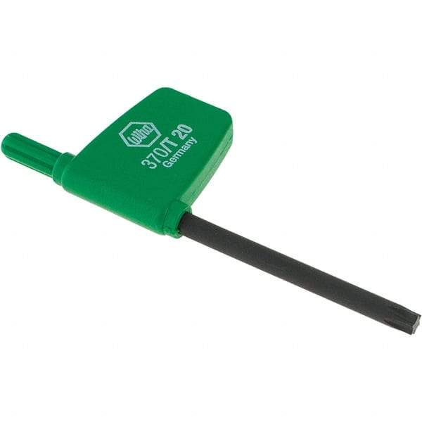 Wiha - T20 Torx Key - Flag-Style, 45mm Length Under Head, 3.1" OAL - Makers Industrial Supply