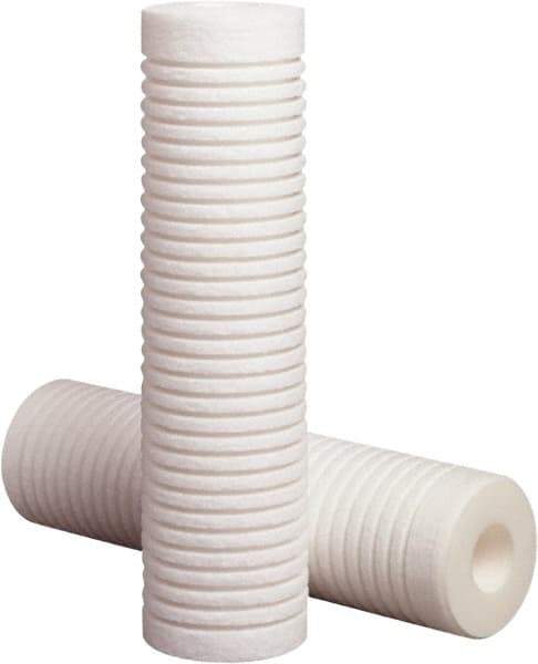 3M Purification - 2.6" OD, 75µ, Polypropylene Melt Blown-Thermal Bonded Cartridge Filter - 20" Long, Reduces High Capacity Sediments Filtration - Makers Industrial Supply