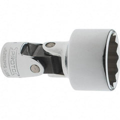 Proto - 15/16", 3/8" Drive, Intermediate Hand Socket - 12 Points, 2-1/4" OAL, Steel, Full Polish Finish - Makers Industrial Supply