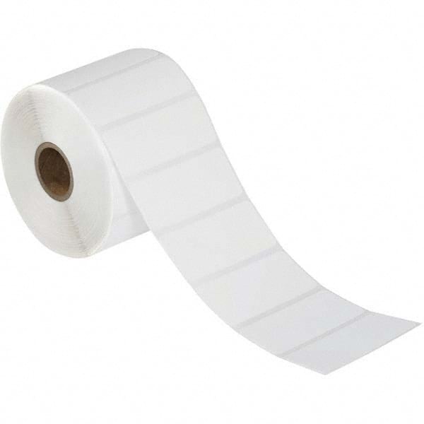 Value Collection - Pack of 12 Rolls, 1,310 Labels per Roll, 3" x 1" White Paper Thermal Labels - Makers Industrial Supply