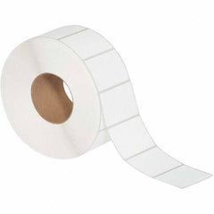 Value Collection - Pack of 6 Rolls, 3,000 Labels per Roll, 3" x 2" White Matte Coated Facestock Thermal Labels - Makers Industrial Supply