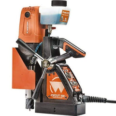 WALTER Surface Technologies - 1/2" Chuck, Portable Electromagnetic Drill Press - 600 RPM, 8 Amps, 850 Watts, 120 Volts - Makers Industrial Supply