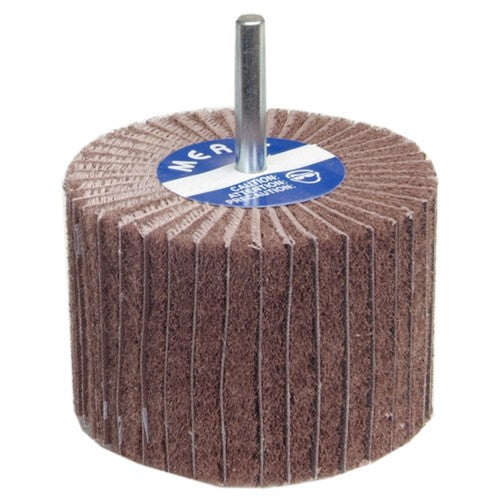 2″ × 1 1/2″ × 1/4″ Interleaf Non-Woven Flap Wheel 60 Grit Aluminum Oxide - Makers Industrial Supply