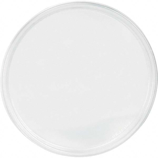 1 500-Piece 5″ Diam Round Clear Polypropylene Snap-On Lid For Use with Food Boxes