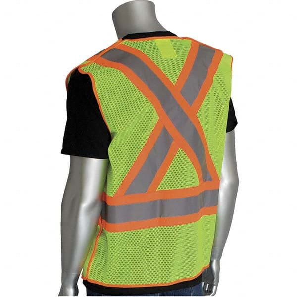 PIP - Size 2XL Lime Mesh Breakaway High Visibility Vest - Makers Industrial Supply