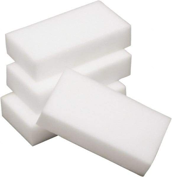 Ability One - 2.3" Long x 4.6" Wide x 1" Thick Cleansing Pad - Medium-Duty, White - Makers Industrial Supply