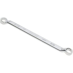 Proto - 1/2" x 9/16" 12 Point Box Wrench - Double End, 53/64" Head Diam x 3/4" Head Thickness, 8-7/8" OAL, Steel, Polished Finish, 15° Offset - Makers Industrial Supply