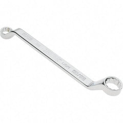 Proto - 11/16" x 3/4" 12 Point Box Wrench - Double End, 1" Head Diam x 1-5/32" Head Thickness, 10-51/64" OAL, Steel, Polished Finish, 15° Offset - Makers Industrial Supply