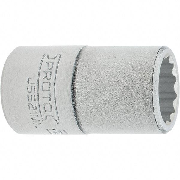 Proto - 3/4" Drive, Standard Hand Socket - 12 Points, 2.307" OAL, Steel, Full Polish Finish - Makers Industrial Supply