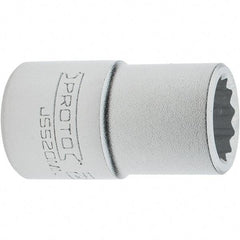 Proto - 3/4" Drive, Standard Hand Socket - 12 Points, 2.307" OAL, Steel, Full Polish Finish - Makers Industrial Supply