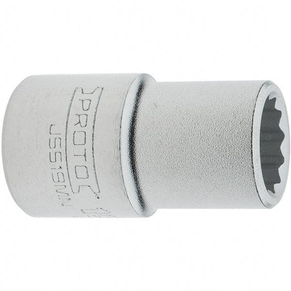 Proto - 3/4" Drive, Standard Hand Socket - 12 Points, 2.307" OAL, Steel, Full Polish Finish - Makers Industrial Supply