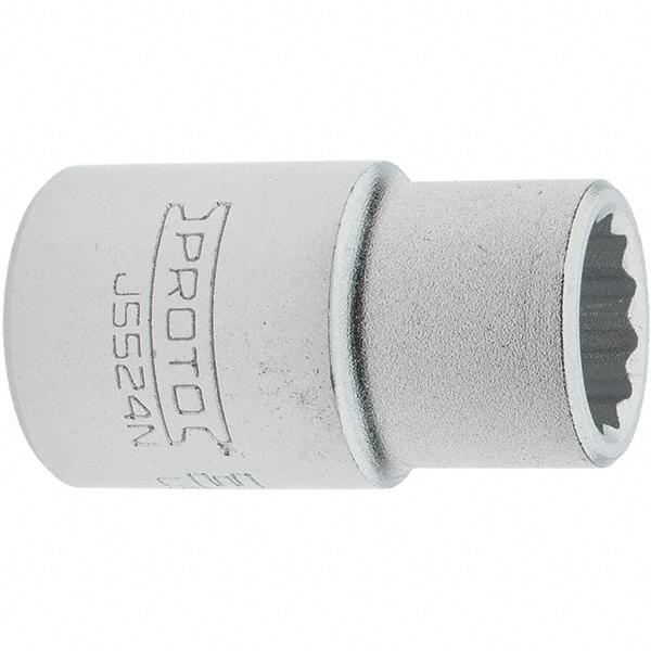 Proto - 3/4", 3/4" Drive, Standard Hand Socket - 12 Points, 2.285" OAL, Steel, Full Polish Finish - Makers Industrial Supply