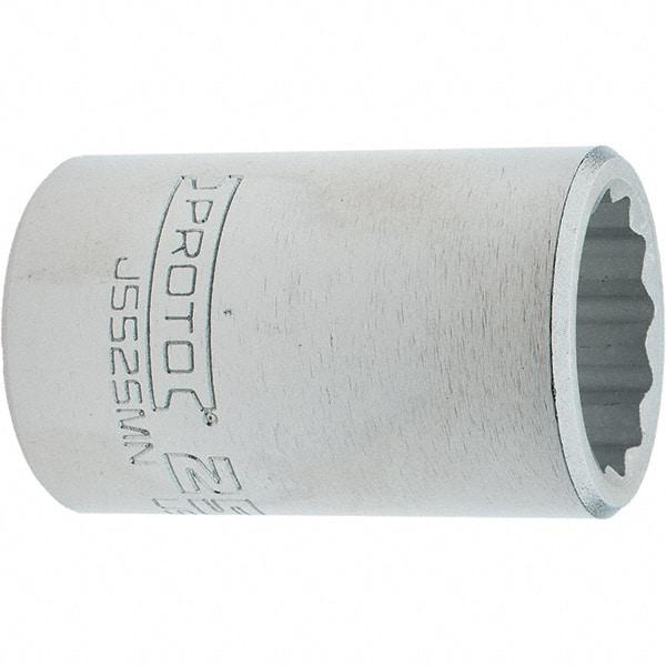 Proto - 3/4" Drive, Standard Hand Socket - 12 Points, 2.307" OAL, Steel, Full Polish Finish - Makers Industrial Supply