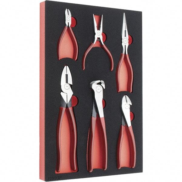 Proto - 6 Piece Crimper/Cutter Cutting Pliers - Comes in 11 x 16 Foam Insert - Makers Industrial Supply