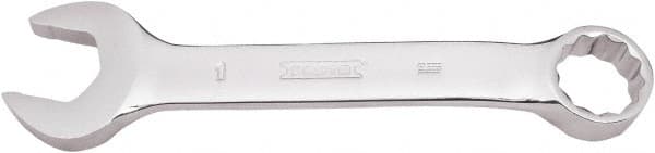 Proto - 1" 12 Point Combination Wrench - 15° Offset Angle, 8-13/32" OAL, Steel, Full Polish Finish - Makers Industrial Supply