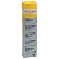 WALTER Surface Technologies - 1,300 g Polishing Compound - Compound Grade Fine, Grade 0, Yellow, For Fine Polishing, Use on Stainless Steel & Aluminum - Makers Industrial Supply