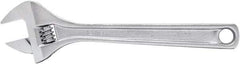 Proto - 1-1/2" Jaw Capacity, 12" Standard Adjustable Wrench - Steel, Polished Finish, 12" OAL - Makers Industrial Supply