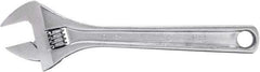 Proto - 1-5/16" Jaw Capacity, 10" Standard Adjustable Wrench - Steel, Polished Finish, 10" OAL - Makers Industrial Supply