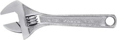 Proto - 1/2" Jaw Capacity, 4" Standard Adjustable Wrench - Steel, Polished Finish, 4" OAL - Makers Industrial Supply