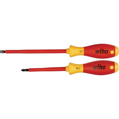 Wiha - Screwdriver Sets Screwdriver Types Included: Slotted; Phillips Number of Pieces: 2 - Makers Industrial Supply