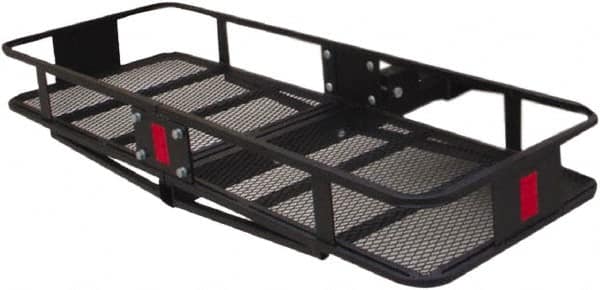 Erickson Manufacturing - Steel Cargo Carrier - 20" Wide x 60.0" Long, Black, For Use with 2" Receivers - Makers Industrial Supply