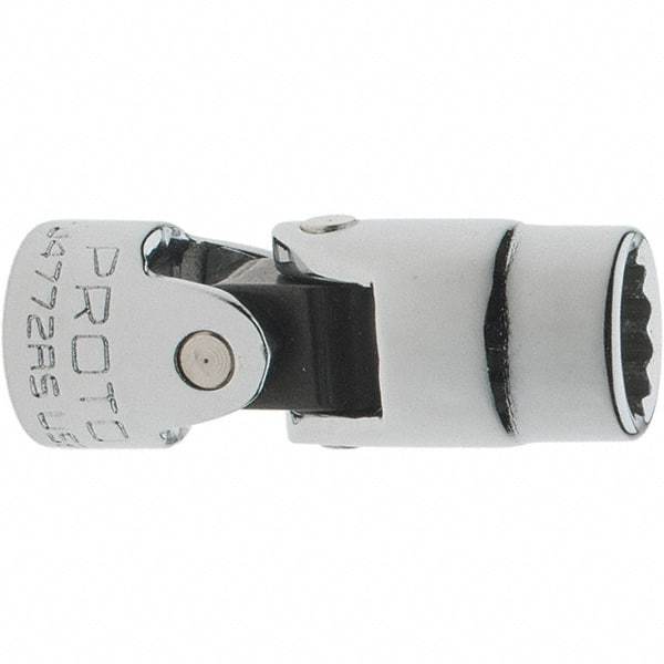 Proto - 5/16", 1/4" Drive, Standard Hand Socket - 12 Points, 1-7/16" OAL, Steel, Chrome Finish - Makers Industrial Supply