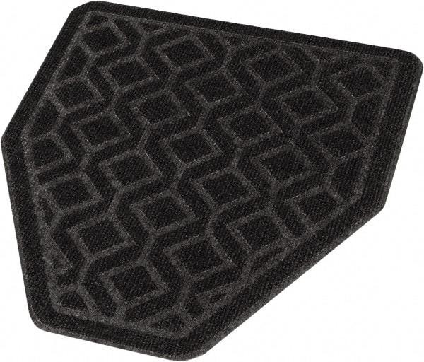 PRO-SOURCE - Olefin & Latex Disposable Urinal Mat - Black, Unscented Scented - Makers Industrial Supply