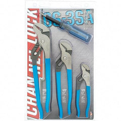 Channellock - 4 Piece Grooved Tongue & Groove Pliers - Comes in Clamshell - Makers Industrial Supply