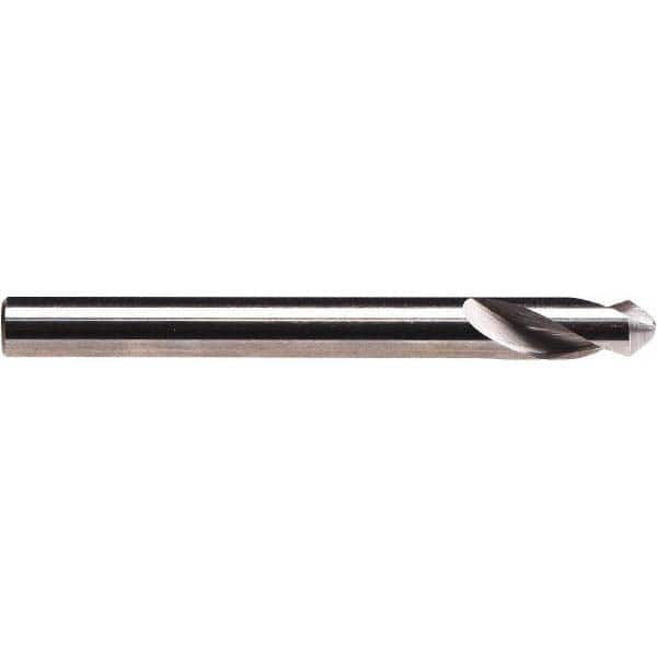 Emuge - 1/8" Body Diam, 90°, 2" OAL, Solid Carbide Spotting Drill - Makers Industrial Supply