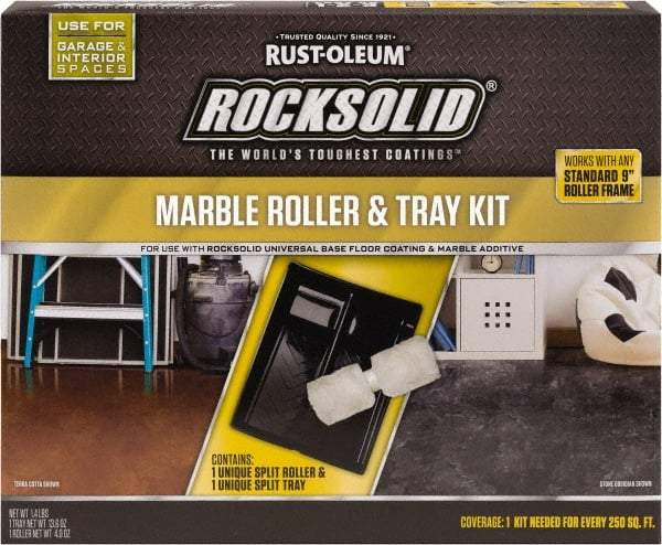 Rust-Oleum - Twin Roller Kit - Includes Paint Tray, Roller Cover & Frame - Makers Industrial Supply