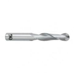 3/16" Dia. - 2-1/4" OAL - Bright CBD - Ball End SE EM - 2 FL - Makers Industrial Supply