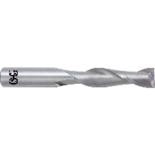 ‎1/8″ Dia. × 1/8″ Shank × 3/4″ DOC × 2-1/4″ OAL, Carbide, Uncoated, 2 Flute, Square, Solid End Mill - Makers Industrial Supply