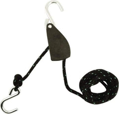 Erickson Manufacturing - Nylon Tite Rope Pulley - 1/2" Wide x 144" Long, Black, For Use with Pick Ups - Makers Industrial Supply