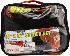 Erickson Manufacturing - Rubber Cargo Net - 72" Wide x 60" Long, Black, For Use with Pick Ups - Makers Industrial Supply