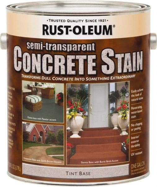 Rust-Oleum - 1 Gal Tint Base Concrete Coating - Low Odor & Chemical Resistant - Makers Industrial Supply