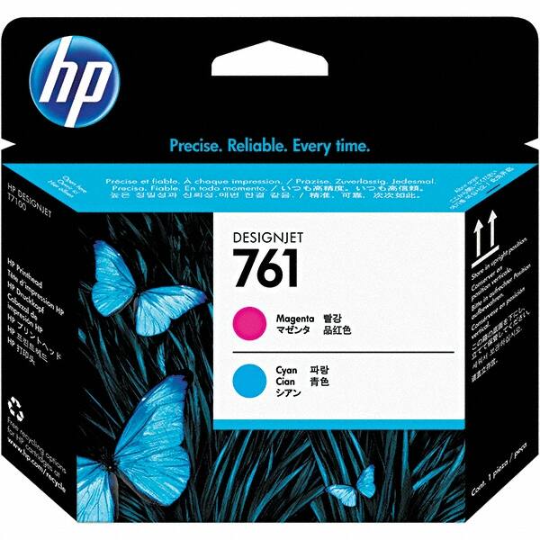 Hewlett-Packard - Cyan & Magenta Printhead - Use with HP Designjet T7100 - Makers Industrial Supply