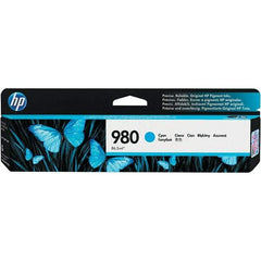 Hewlett-Packard - Cyan Ink Cartridge - Use with HP Officejet X555dn, X555xh, X585dn, X585f, X585z - Makers Industrial Supply