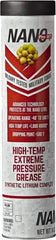 Nano Pro MT - 14 oz Cartridge Lithium High Temperature Grease - Dark Red, Extreme Pressure & High Temperature, 500°F Max Temp, NLGIG 2, - Makers Industrial Supply