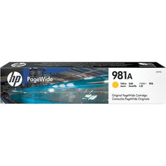 Hewlett-Packard - Yellow Ink Cartridge - Use with HP PageWide Enterprise Color 556, 586 - Makers Industrial Supply