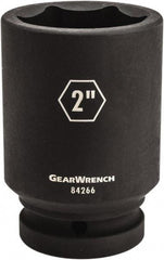 GearWrench - 1" Drive 2-9/16" Deep Impact Socket - 6 Points, 3-22/57" OAL - Makers Industrial Supply