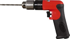 Sioux Tools - 1/4" Keyed Chuck - Pistol Grip Handle, 3,000 RPM, 12 LPS, 0.5 hp, 90 psi - Makers Industrial Supply