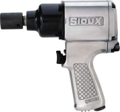 Sioux Tools - 1/2" Drive, 7,500 RPM, 500 Ft/Lb Torque Impact Wrench - Pistol Grip Handle, 1,100 IPM, 4.8 CFM, 90 psi, 1/4" Inlet - Makers Industrial Supply