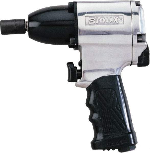 Sioux Tools - 3/8" Drive, 10,000 RPM, 310 Ft/Lb Torque Impact Wrench - Pistol Grip Handle, 1,300 IPM, 2.5 CFM, 90 psi, 1/4" Inlet - Makers Industrial Supply