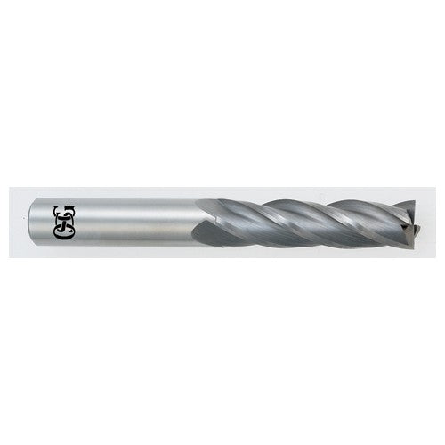 ‎3/16″ Dia. × 3/16″ Shank × 3/4″ DOC × 2-1/2″ OAL, Carbide, Uncoated, 4 Flute, Square, Solid End Mill - Makers Industrial Supply