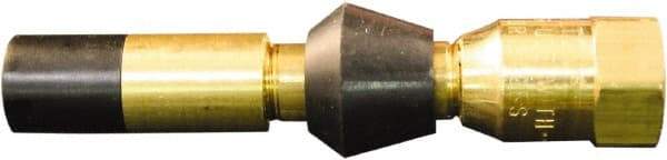 Milton - 150 Max psi Closed Check Brass Air Chuck - Straight Push On Chuck, 1/4 FNPT - Makers Industrial Supply